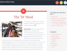 Tablet Screenshot of ankitasodhia.com